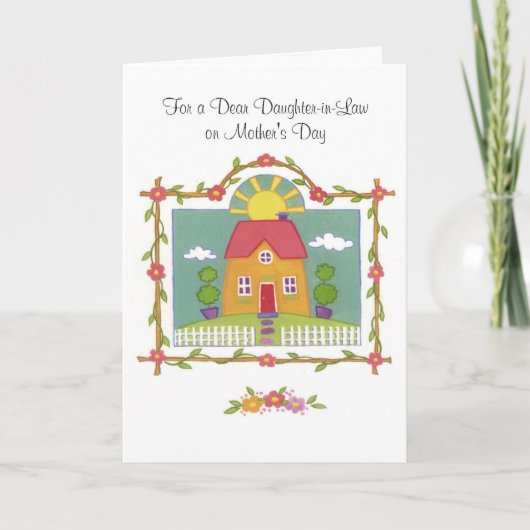 Carte Pour une belle-fille en fête des mères (Devant)