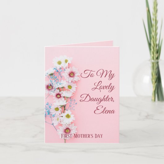 Carte Pour une fille qui devient mère - Fête des Mères (Devant)