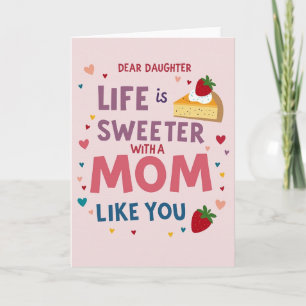 Carte pour une maman comme toi, la plus adorable