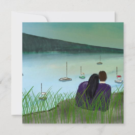 Carte pour une soirée romantique (Devant)