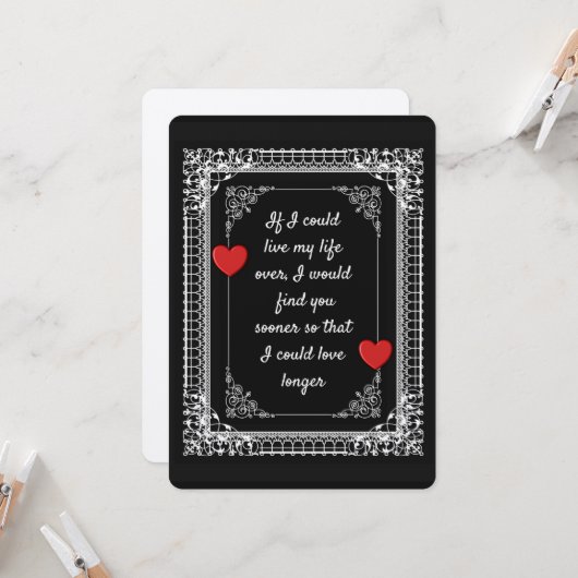 CARTE POUR VOUS AIMER PLUS LONGTEMPS -- VALENTIN (Devant/Arrière en situation)