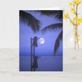 Carte Pour vous donner la lune (Fleur jaune)