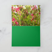 Carte Pour vous mon design vert pâle et chéri (Intérieur)