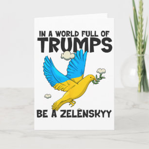 Carte Pour Zelensky Le Monde a Besoin de Plus de Soutien