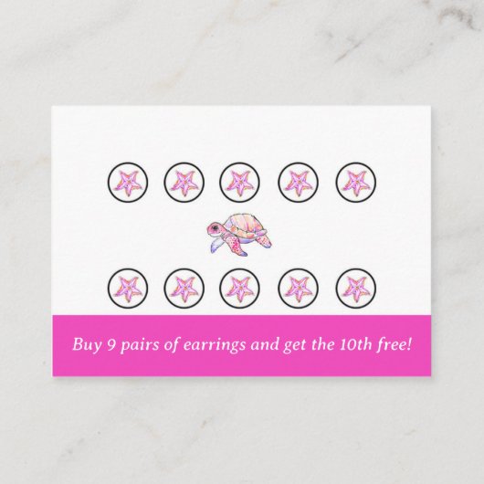 Carte Pourcentage de fidélité (Dos)