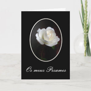 Carte Pourpier: Pesames/Condolencias