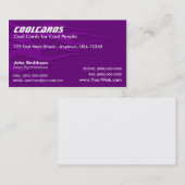 Carte pourpre de flammes (Devant / Derrière)