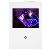 Carte pourpre de nombre de Tableau de remous de (Dos)