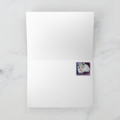 Carte pourpre d'opossum de bébé précieux (Intérieur)