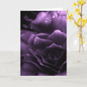 Carte Pourpre étroit d'un double bégonia (Fleur jaune)