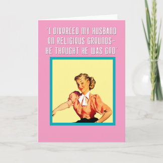 Carte Pourquoi ai-je divorcé de lui?'