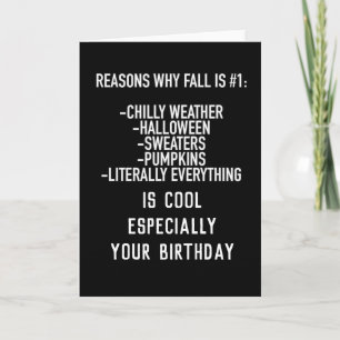 CARTE POURQUOI "CHUTE OU ANNIVERSAIRE AUTOMNE" SONT SI C