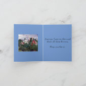 Carte Pourquoi je ne t'ai pas apporté de fleurs (Intérieur)