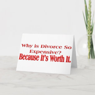 Carte Pourquoi le divorce est-il si cher ?
