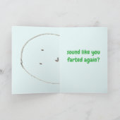 Carte "Pourquoi le mot réfutation" (N'importe) Carte-cad (Intérieur)