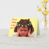 Carte Pourquoi si triste? (Fleur jaune)