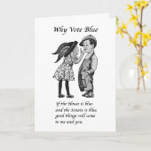 Carte Pourquoi voter bleu en 2026 (Fleur jaune)