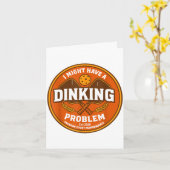 Carte Pourrait avoir un problème de dinking rétro pickle (Fleur jaune)
