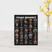 Carte Pourriture de cerveau italienne Pourriture de cerv (Fleur jaune)