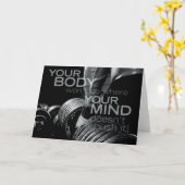 Carte Pousser votre esprit et votre corps - Motivation d (Fleur jaune)