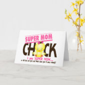 Carte Poussin superbe 2 de maman (Fleur jaune)
