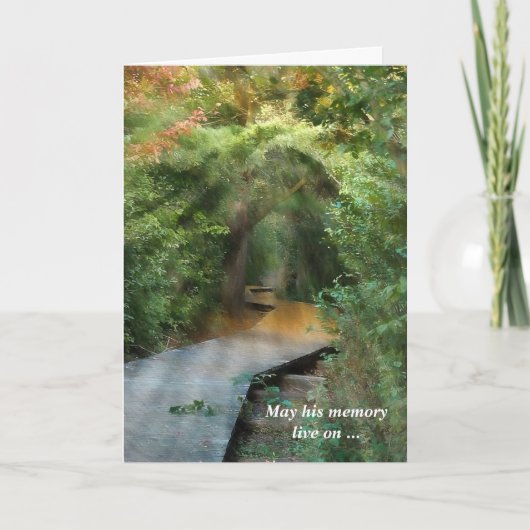 Carte Poutres solaires sympathiques dans les bois (Devant)