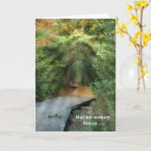 Carte Poutres solaires sympathiques dans les bois (Fleur jaune)