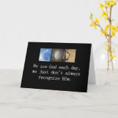 Carte Pouvez vous le voir (Fleur jaune)