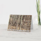 Carte Pouvez-vous trouver les deux cerfs dans cette phot (Devant)