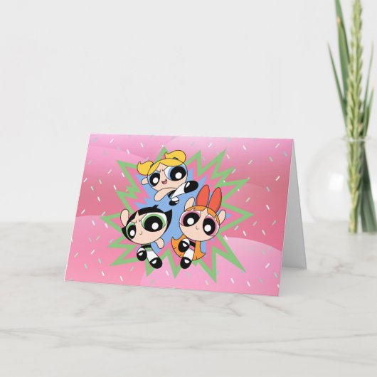 Carte Powerpuff Girls Powfactor (Devant)