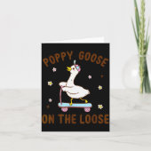 Carte Ppy Goose On The Loose Funny Birthday Matching Fam (Devant)