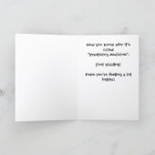 Carte Practicing Medicine Get Well Card SA-1 (Intérieur)