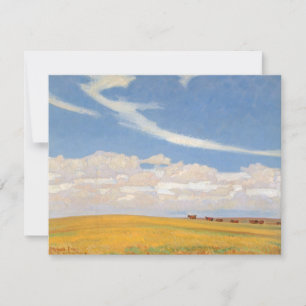 Carte Prairie après l'orage par Maynard Dixon, Art ancie