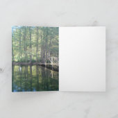 Carte Prairie d'arbres Nature Reflet (Intérieur)
