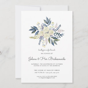 Carte Prairie d'Automne   Brunch Floral pour Demoiselles