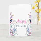 Carte Prairie de fleurs sauvages (Fleur jaune)