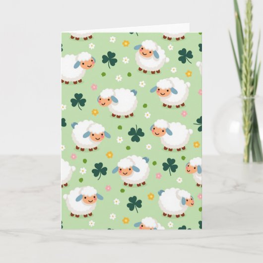 Carte Prairie de Moutons Heureux (Devant)