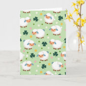 Carte Prairie de Moutons Heureux (Fleur jaune)