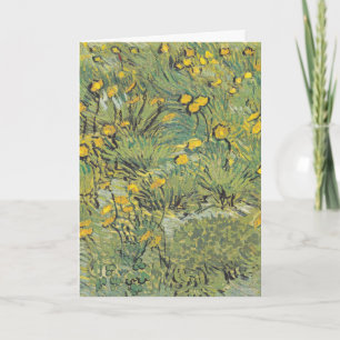Carte Prairie jaune de Van Gogh - Art floral classique