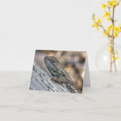 Carte Prairie Lizard (Fleur jaune)
