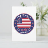 Carte Prattville, Alabama (Debout devant)