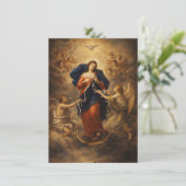 Carte Prayer Our Lady Undoer Knots Blessed Mother Mary (Debout devant)