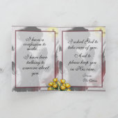 Carte Praying For You Encouragement (Intérieur)