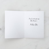 Carte pré-Mariage Empreintes (Intérieur)