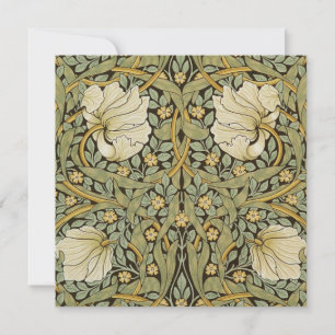 Carte Pré-raphate de William Morris Pimpernel Vintage