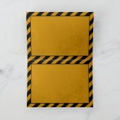 Carte PRÉCAUTION : Anniversaire en avant (Intérieur)