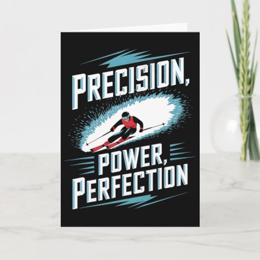Carte Précision Puissance Perfection Ski Alpin  (Devant)