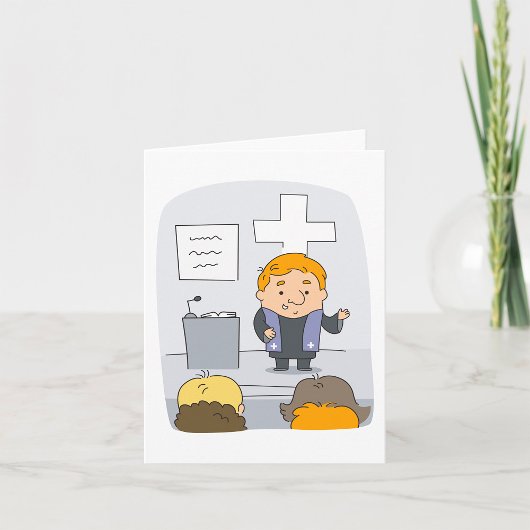 Carte Prédication du ministre de l'Église