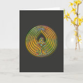 CARTE PRÉENCE - ANGEL - MASTERY - LIFE ART (Fleur jaune)