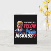 Carte Préférer voter pour un criminel que pour un Jack D (Fleur jaune)